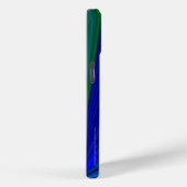 Levendig Blauw Groen Starburst Personaliseer Naam  Case-Mate iPhone Case (Achterkant / Rechts)