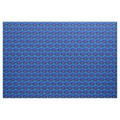 Levendig blauw tropisch visweefsel stof (Yard (91,4 cm))