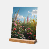 Levendig Bloem Acryl Bord (Hoek)