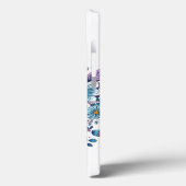 Levendig Bloemen Power Design met Kleurrijke Bloem Case-Mate iPhone Case (Achterkant / Links)