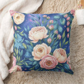 Levendig Bloemendesign Kussen (Deken)