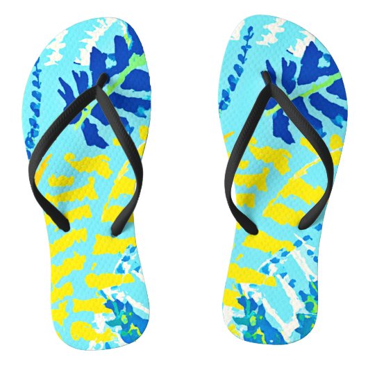 Levendig Bloemendesign Teenslippers (Voetbed)