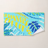 Levendig bloemenontwerp bad handdoek (Handdoek)