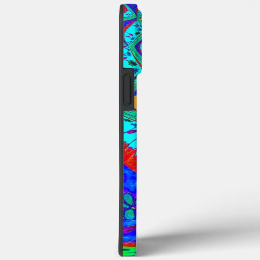 Levendig Bloemenpatroon: Braziliaanse eerbetoon Ee Case-Mate iPhone Case (Achterkant / Rechts)