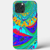 Levendig Bloemenpatroon: Braziliaanse eerbetoon Ee Case-Mate iPhone Case (Achterkant)