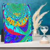 Levendig Bloemenpatroon: Braziliaanse eerbetoon Ee Fotoplaat (Zijkant)