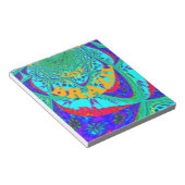 Levendig Bloemenpatroon: Braziliaanse eerbetoon Ee Notitieblok (Schuin)