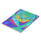 Levendig Bloemenpatroon: Braziliaanse eerbetoon Ee Notitieblok (Linkerzijde)