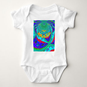 Levendig Bloemenpatroon: Braziliaanse eerbetoon Ee Romper