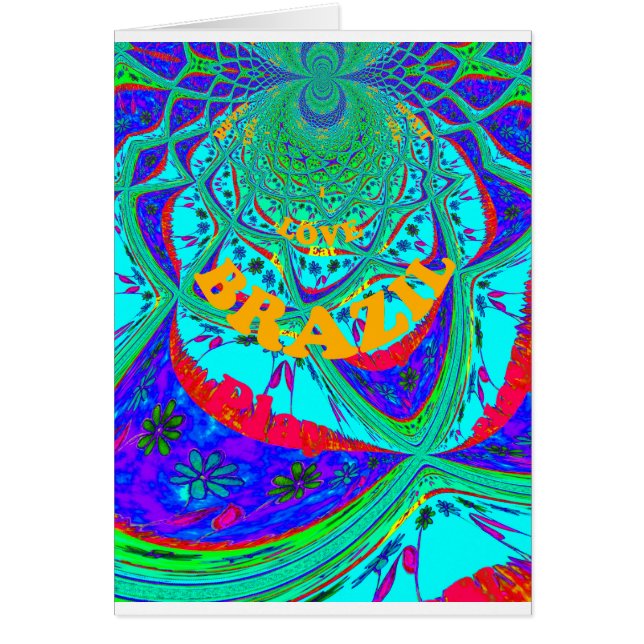 Levendig bloemenpatroon: een Braziliaans eerbetoon (Voorkant)