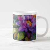  levendig bloemenschilderij grote koffiekop (Rechts)