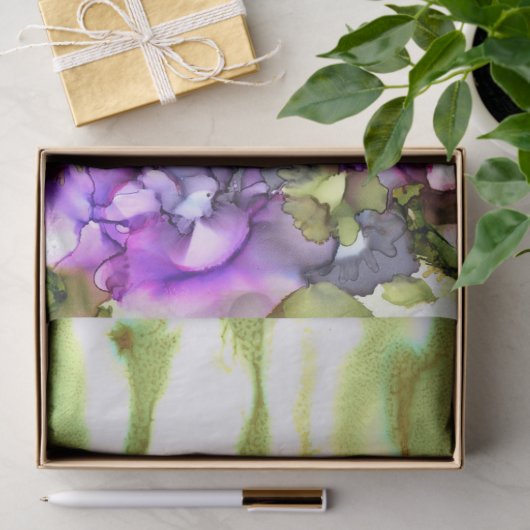 Levendig bloementissuepapier tissuepapier (Geschenk)