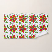 Levendig Bloemmotief Bad Handdoek (Handdoek)