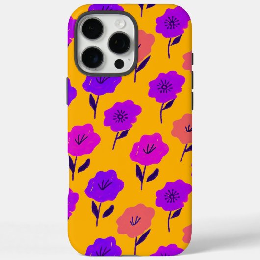 Levendig Bloemmotief Case-Mate iPhone Case (Achterkant)