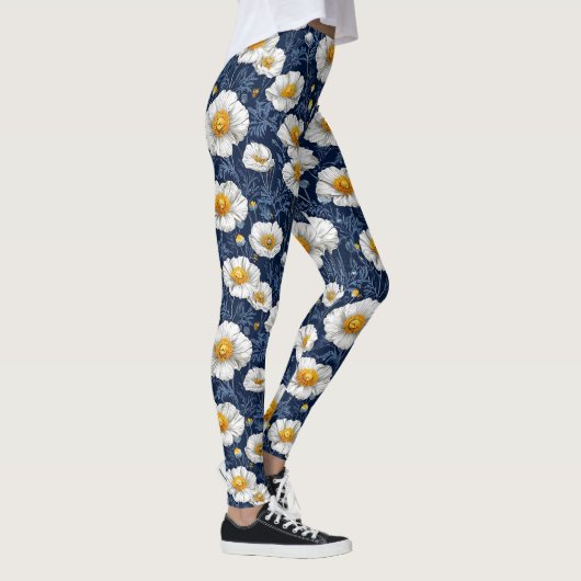 Levendig bloemmotief leggings (Rechts)