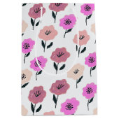 Levendig Bloemmotief Medium Cadeauzakje (Voorkant)