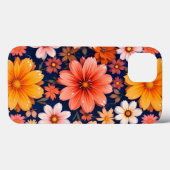 Levendig Bloemmotief met Kleurrijke Bloesems Case-Mate iPhone Case (Achterkant (horizontaal))