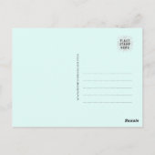 Levendig bloemontwerp van flamingo's in de tuin briefkaart (Achterkant)