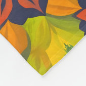 Levendig bloemontwerp voor dekens en beddengoed (Hoek)