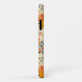 Levendig bloempatjesspatchworkdekbed in warme tint Case-Mate iPhone case (Achterkant/rechts)