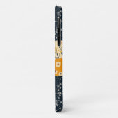 Levendig bloempatjesspatchworkdekbed in warme tint Case-Mate iPhone case (Achterkant/links)