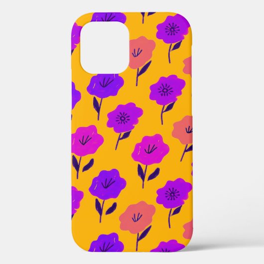 Levendig bloempatroon Case-Mate iPhone case (Achterkant)