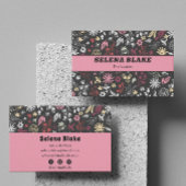 Levendig bloempatroon | Elegant en modern Visitekaartje