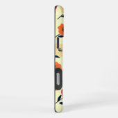 Levendig bloempatroon iPhone hoesje (Rechterkant)