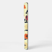 Levendig bloempatroon iPhone hoesje (Linkerkant)