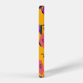 Levendig bloempatroon iPhone hoesje (Rechterkant)