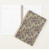 Levendig bloempatroon met gele madeliefjes planner (Display)
