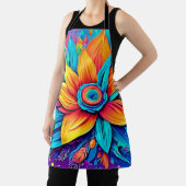 Levendig bloemwerk schort (Insitu)