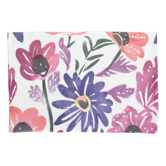 Levendig Bloom Kussen Hoesje Kussensloop (Voorkant)