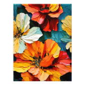 Levendig boeket: een close-upviering van kleur foto afdruk (Voorkant)