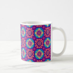 Levendig Boho Chic Mandala patroon Koffiemok