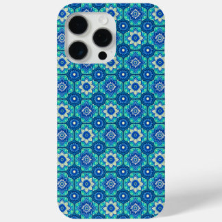 Levendig Boho chique bloemenpatroon iPhone 15 Pro Max Hoesje