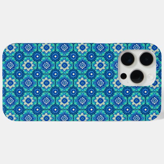 Levendig Boho chique bloemenpatroon Case-Mate iPhone Case (Achterkant (horizontaal))
