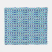 Levendig Boho chique bloemenpatroon Fleece Deken (Voorkant (Horizontaal))