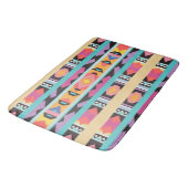 Levendig Boho geometrisch patroon mix Badmat (Gekanteld)