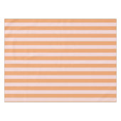 Levendig Boho Oranje & Roze Strepen Lente & Zomer Tafelkleed (Voorkant (Horizontaal))