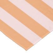 Levendig Boho Oranje & Roze Strepen Lente & Zomer Tafelkleed (Gekanteld)
