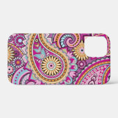 Levendig Boho Paisley Bloemmotief | Kleurrijke Kun Case-Mate iPhone Case (Achterkant (horizontaal))
