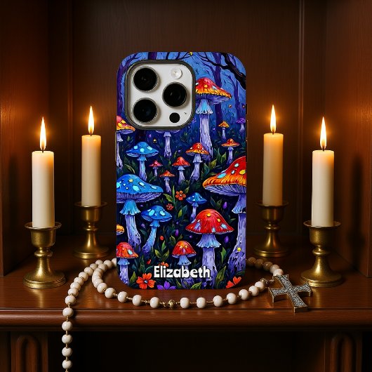 Levendig bos van schimmels Case-Mate iPhone case