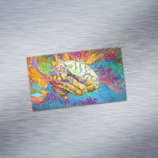 Levendig brein - Visitekaartje Magneet (Voorbeeld)