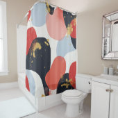 Levendig cascade douchegordijn (In situ)