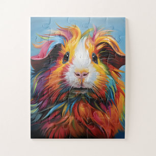 Levendig cavia legpuzzel