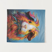 Levendig cavia wandkleed (Voorkant (horizontaal))