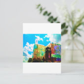 levendig centrum briefkaart (Staand voorkant)