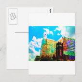 levendig centrum briefkaart (Voorkant / Achterkant)