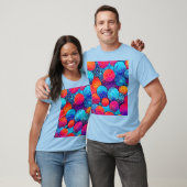 Levendig Cirkelpatroon T-shirt (Unisex)